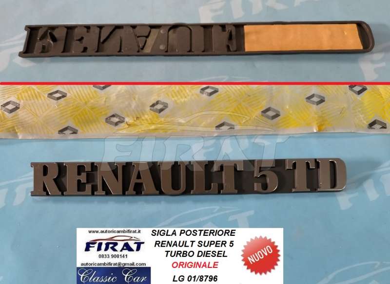 SIGLA RENAULT SUPER 5 TD